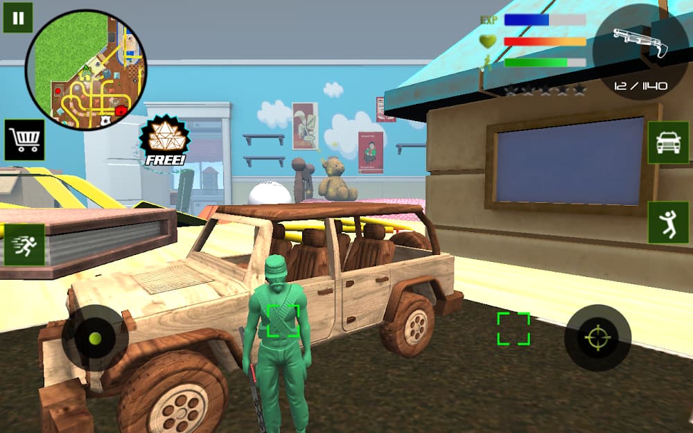 download Army Toys Town mod with full money