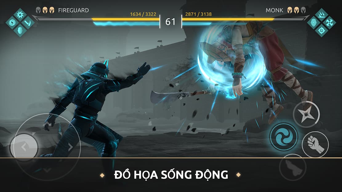 tải shadow fight arena hack full tiền