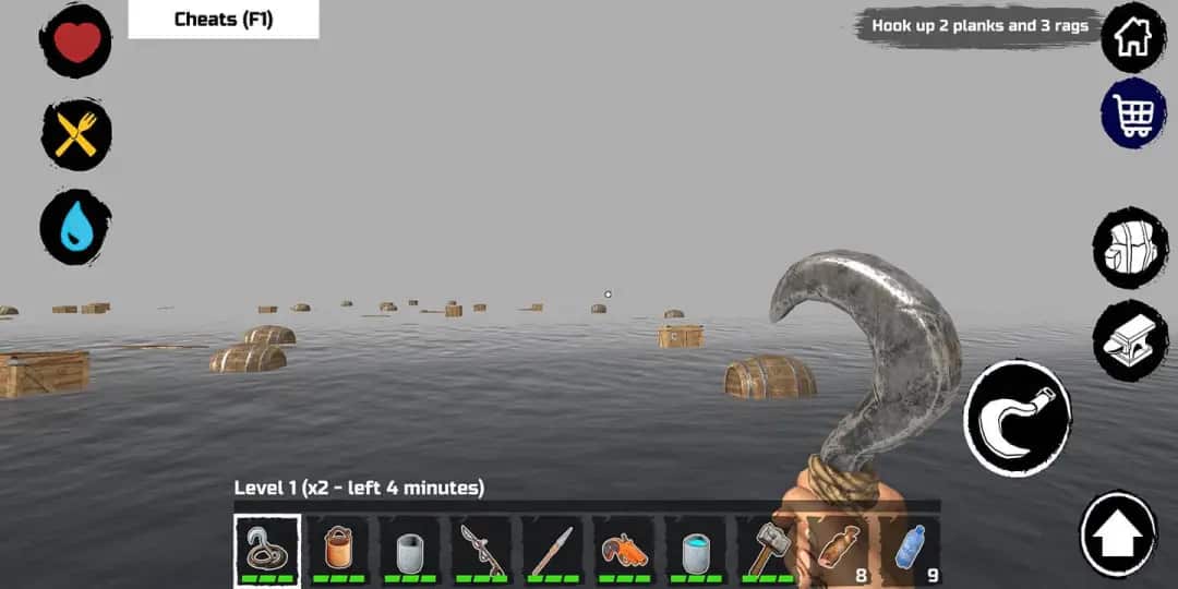 Survival on Raft mod