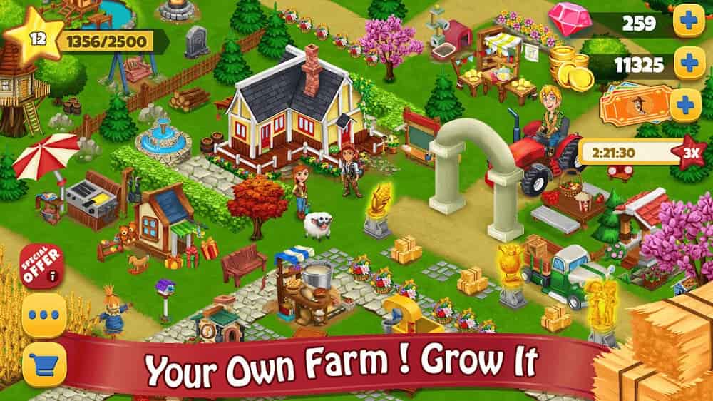 tải Farm Day Village Farming mod