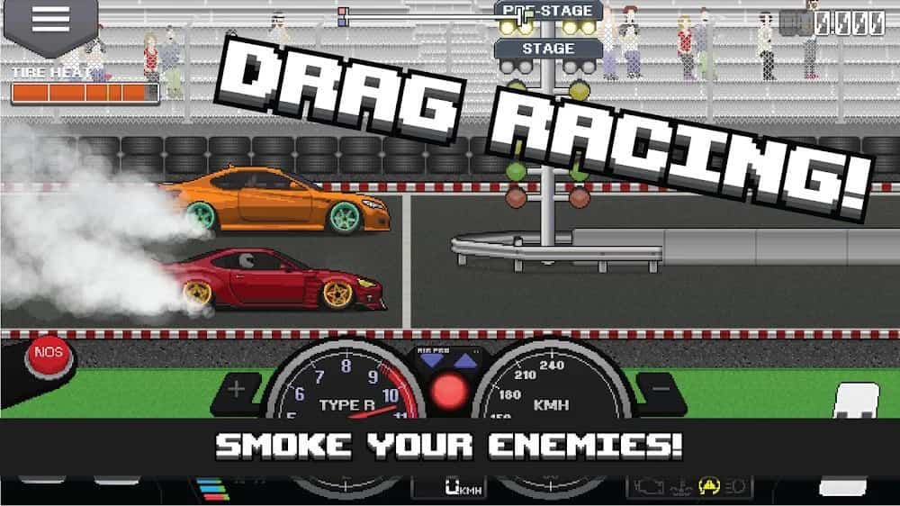 download Pixel Car Racer mod