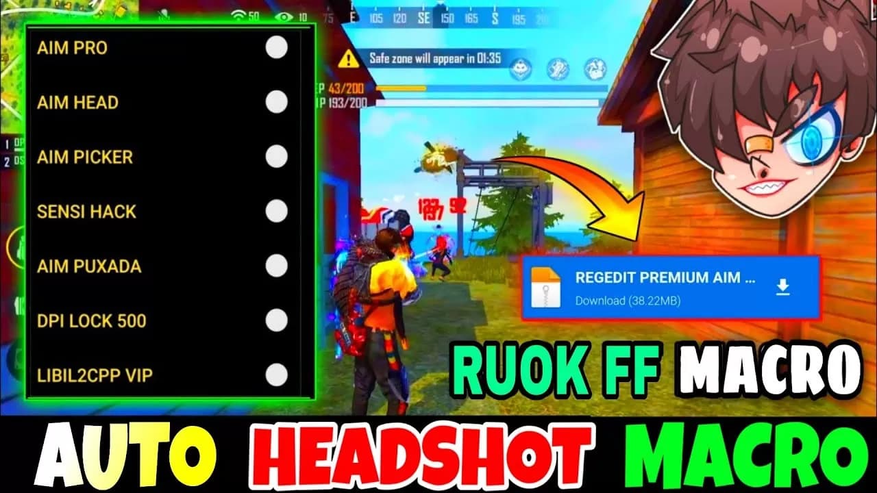 download Ruok FF Auto Headshot