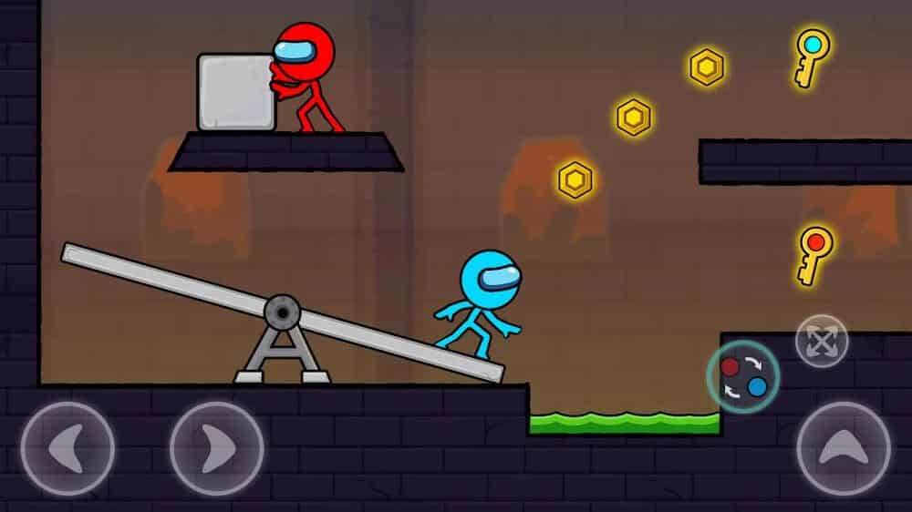 tải hack Red and Blue Stickman 2
